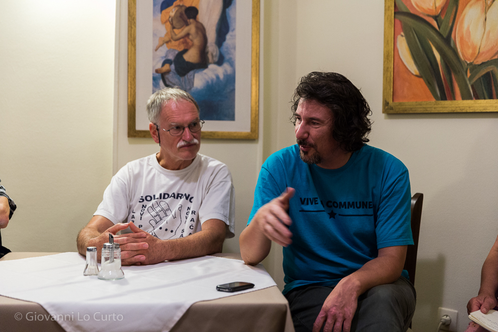 Foto: Giovanni Lo Curto Gespräch mit Christos und Georgia von Solidarity 4 All über Perspektiven der Solidaritätsbewegung nach dem 3. Memorandum und nach den Wahlen